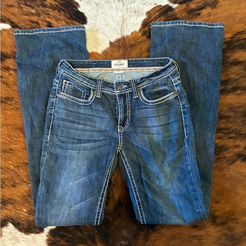 Shyanne Classic Blue Straight Leg Jeans Sz 29L